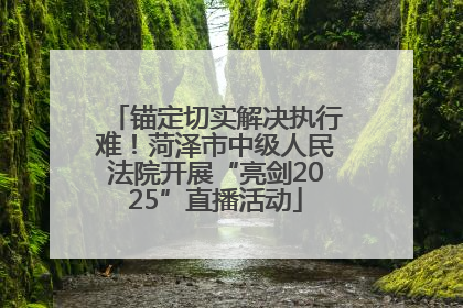 锚定切实解决执行难！菏泽市中级人民法院开展“亮剑2025”直播活动