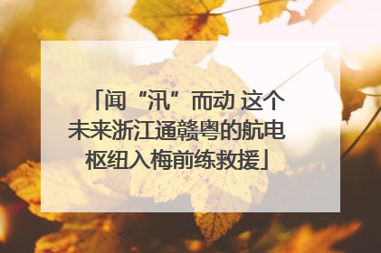 闻“汛”而动 这个未来浙江通赣粤的航电枢纽入梅前练救援