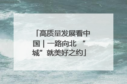 高质量发展看中国｜一路向北 “城”就美好之约