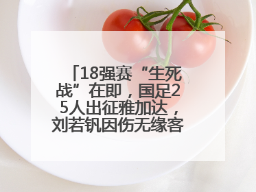 18强赛“生死战”在即，国足25人出征雅加达，刘若钒因伤无缘客战印尼