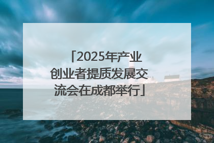 2025年产业创业者提质发展交流会在成都举行