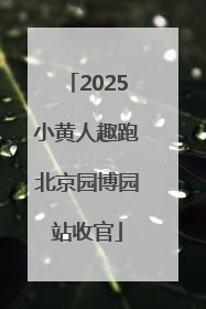 2025小黄人趣跑北京园博园站收官
