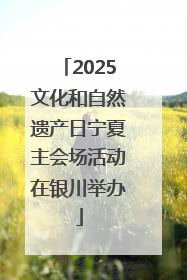 2025文化和自然遗产日宁夏主会场活动在银川举办