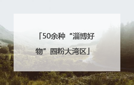 50余种“淄博好物”圈粉大湾区