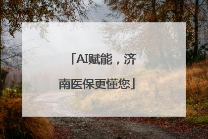 AI赋能，济南医保更懂您